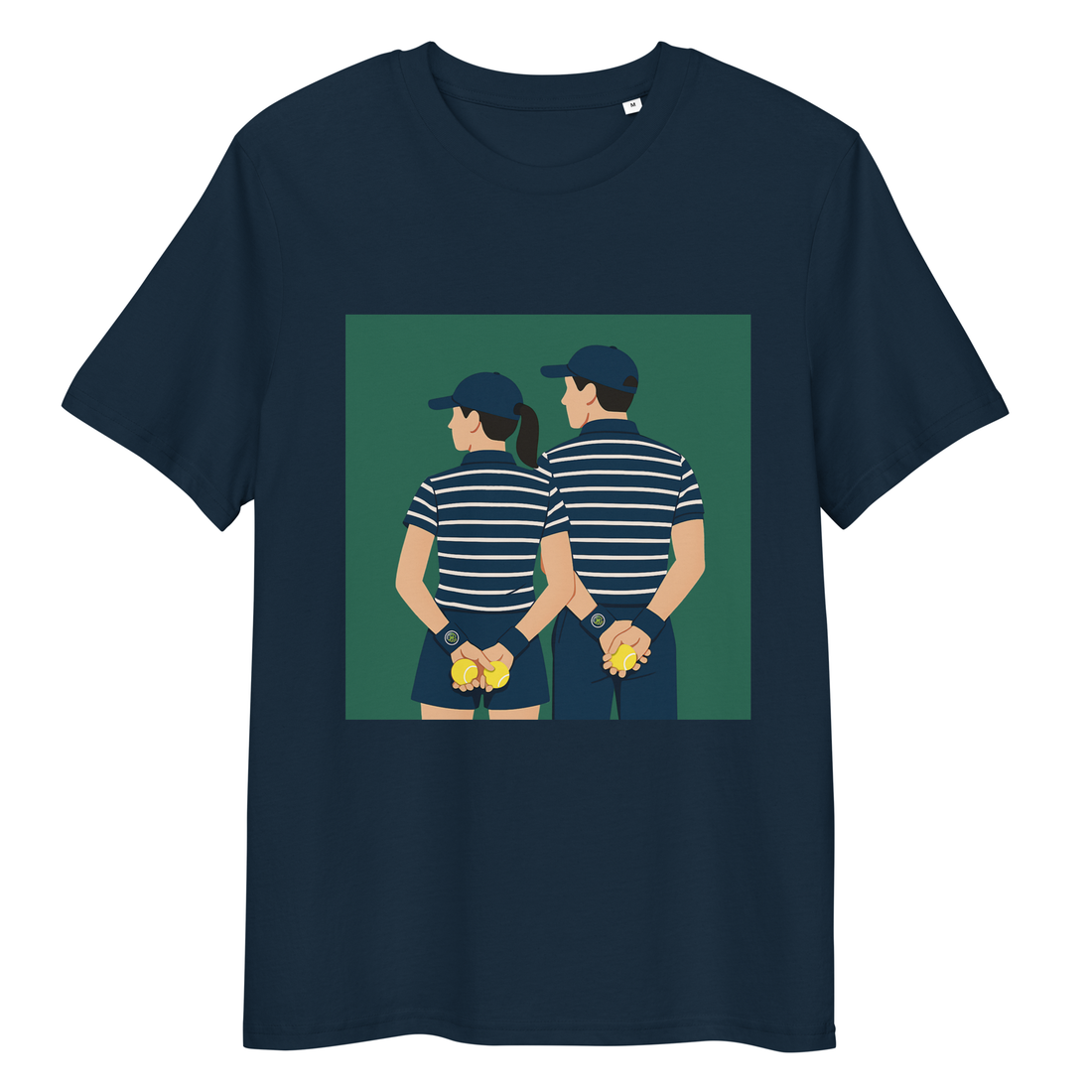 &quot;Ball kids&quot; Organic ribbed neck tee, Unisex