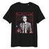 Black organic cotton tee featuring “Powered by Carrot” graphic of Jannik Sinner – front view